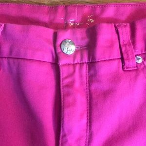 Melissa McCarthy Seven7 Pink Stretchy Pants
